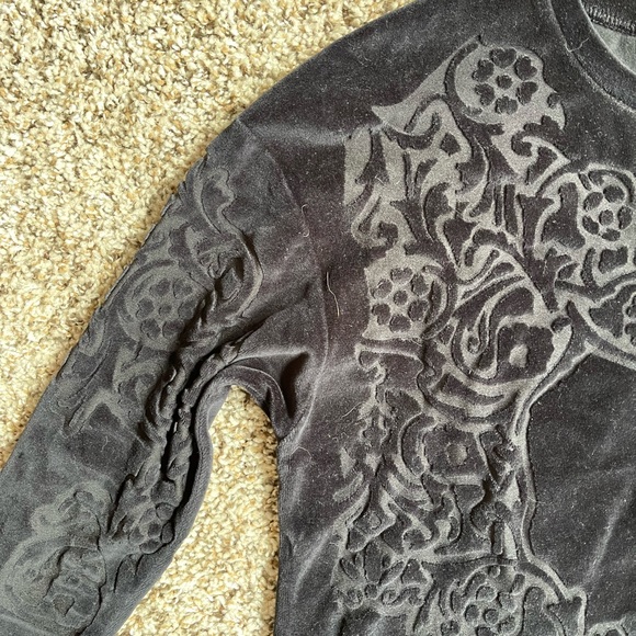 ZARA Velvet Sweater - Picture 3 of 3